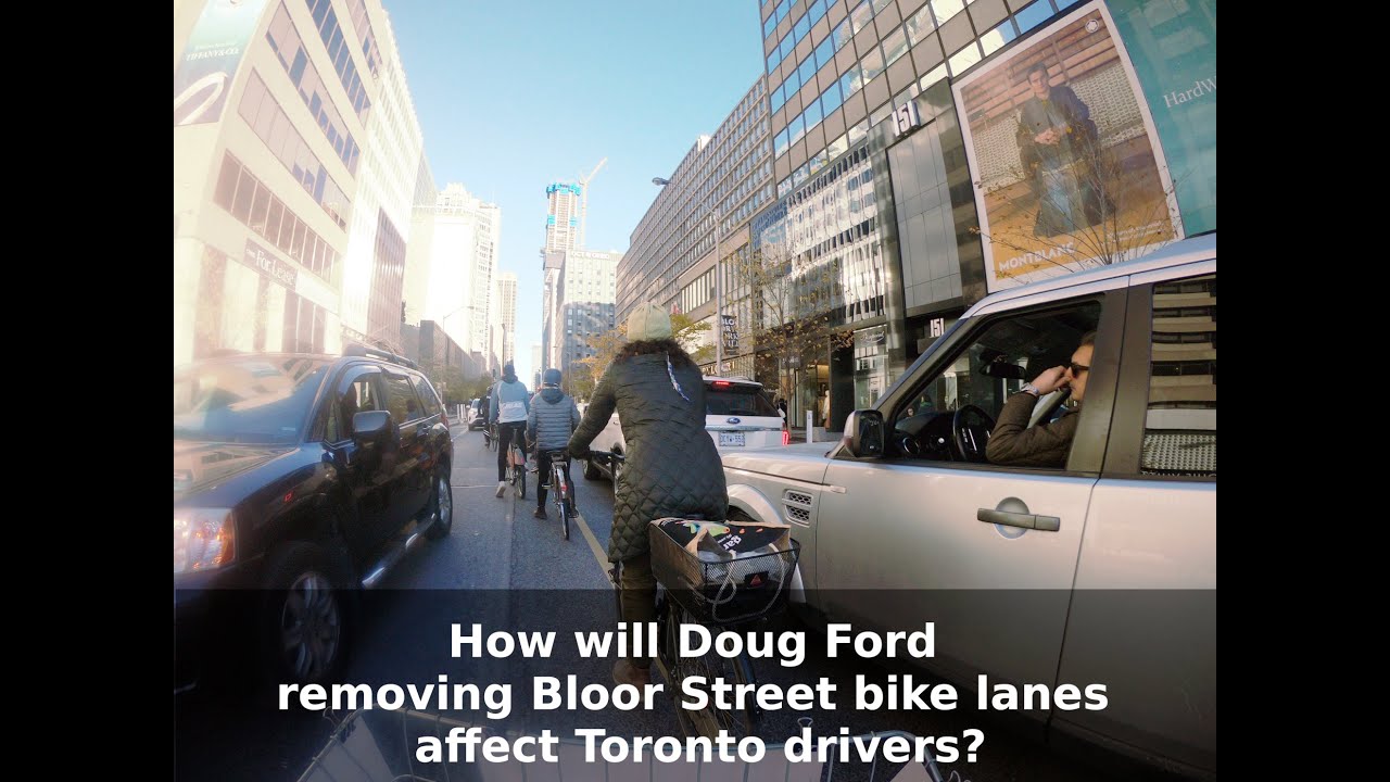 Bloor Street drivers after Ford removes the bike lanes