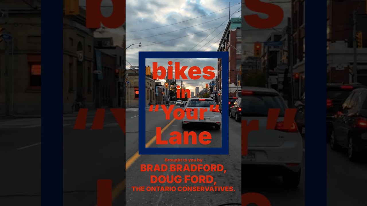Ontario CJBN830 Stops to Ask About Bike Signs on Dupont